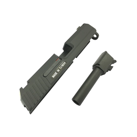 KWA / KSC Culasse & Canon Externe ABS Vide USP Compact Black GBB