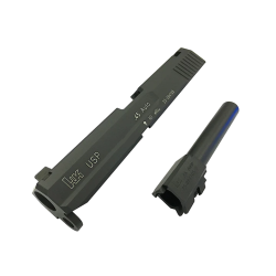 KWA / KSC Culasse & Canon Externe Métal Vide USP 45 Black GBB