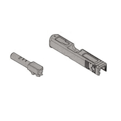 KWA / KSC Culasse & Canon Externe ABS Vide Glock G26C Black GBB