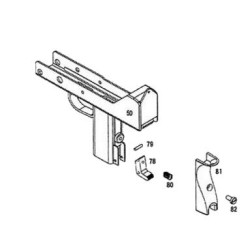 KWA / KSC M11 Lower ABS Bk GBB Part:50.79.78.80.81.82