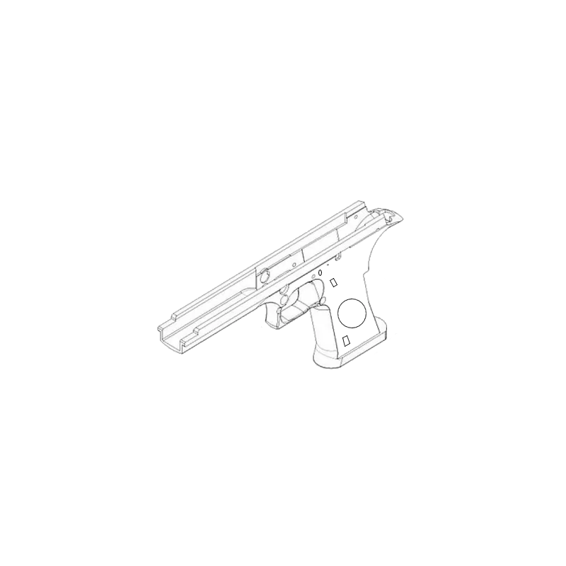 HFC Frame Desert Eagle Vide ABS Black GBB