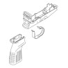 Jing Gong ASG Grip Pistol & Frame ABS / Métal VZ61 Noir AEP