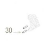 Action Army x1 Pin / Goupille Détente Origine AAP01 Black Part:30