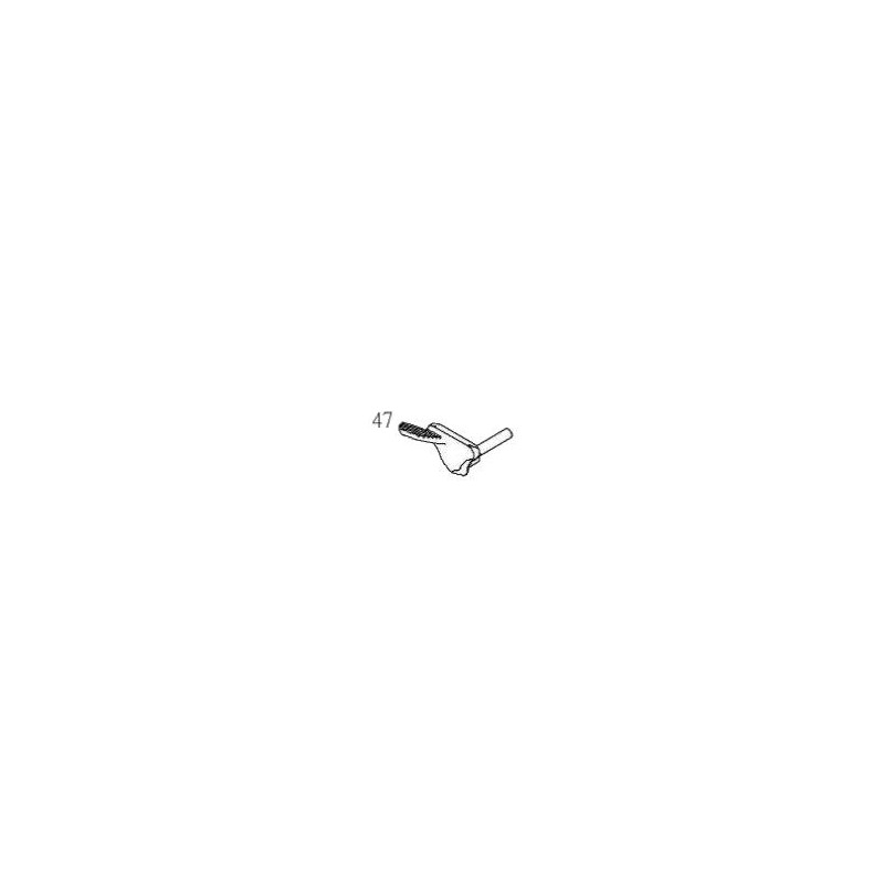 KJW Safety Left KP-08 Métal Black GBB Part:47