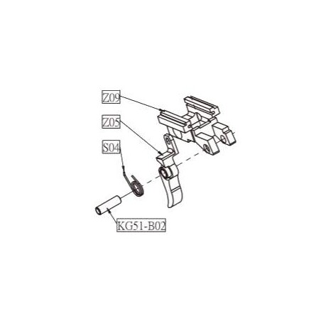 KWC Bloc Détente Desert Eagle .50AE (Reconditionné)