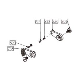 KWC Set Safety Left / Right Desert Eagle .50AE Part: Z35.Z36 (Reconditionné)