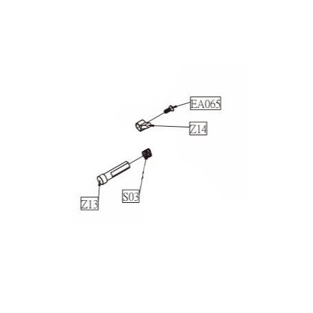 KWC Magazine Catch Desert Eagle .50AE Part:Z13/Z14 (Reconditionné)