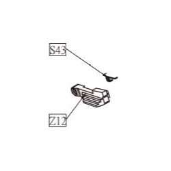 KWC Slide Stopper Lever Desert Eagle .50AE Part:Z12 (Reconditionné)