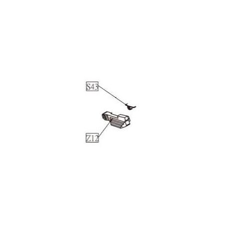 KWC Slide Stopper Lever Desert Eagle .50AE Part:Z12 (Reconditionné)