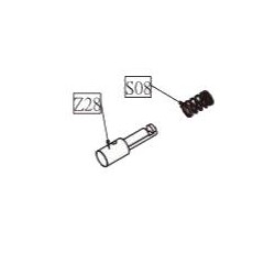 KWC Barrel Catch Button Desert Eagle .50AE Part:Z28 (Reconditionné)
