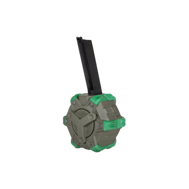 WE Chargeur Drum 1911 Gaz 350BBs OD/Vert