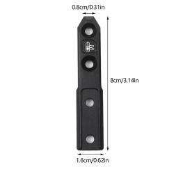 ACM Montage Métal Lampe M300&M600 PLHV2 Noir M-Lok