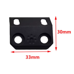 ACM Montage Métal incliné Lampe M300&M600 Noir M-Lok