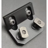 ACM Montage Métal incliné Lampe M300&M600 Noir M-Lok