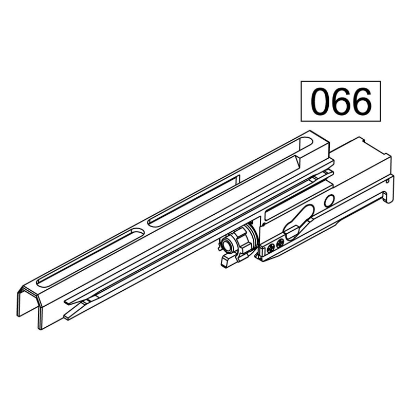 WE Piéce d origine Blowback Housing Complet SMG-8 GBBR Part-066 (Reconditionné)