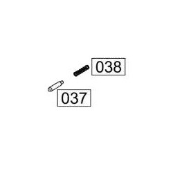 WE Pièce d origine Pin & Spring SMG-8 GBBR Part-037-038 (Reconditionné)