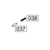 WE Piéce d origine Pin & Spring SMG-8 GBBR Part-037-038 (Reconditionné)