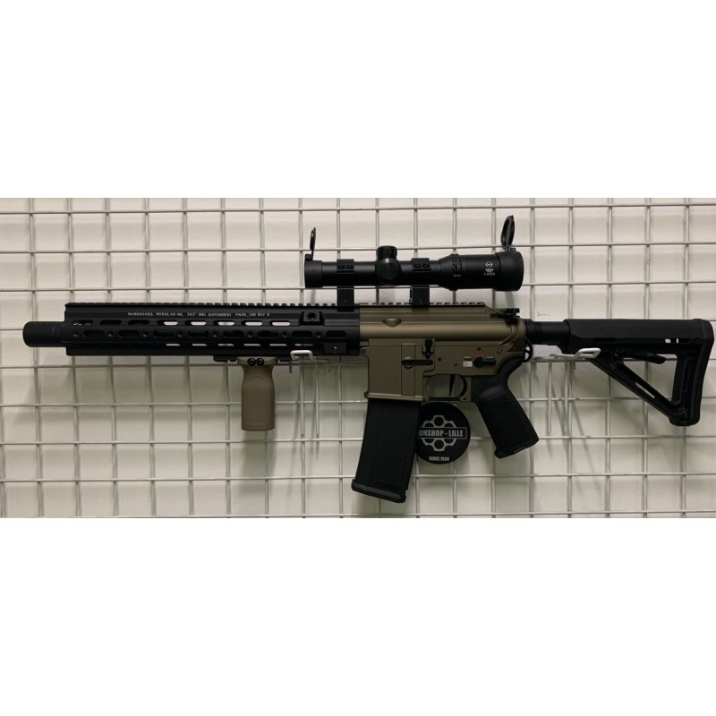 GS2.0 Custom Double Bell H&K416 AEG Tan 300BBs 1.5J