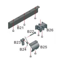 Star Ares Scar-L Set Part Charging Handle Part: B21 à B26 (Reconditionné)