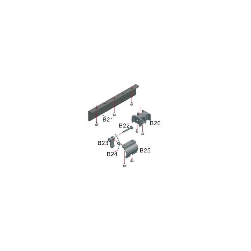 Star Ares Scar-L Set Part Charging Handle Part: B21 à B26 (Reconditionné)