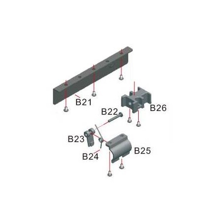 Star Ares Scar-L Set Part Charging Handle Part: B21 à B26 (Reconditionné)