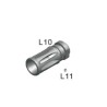 Star Ares Cache Flamme Métal Part: L10 Bk 14mm+ (Reconditionné)