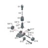 Star Ares Scar-L Mire Arriere Métal Part:G11 Bk (Reconditionné)