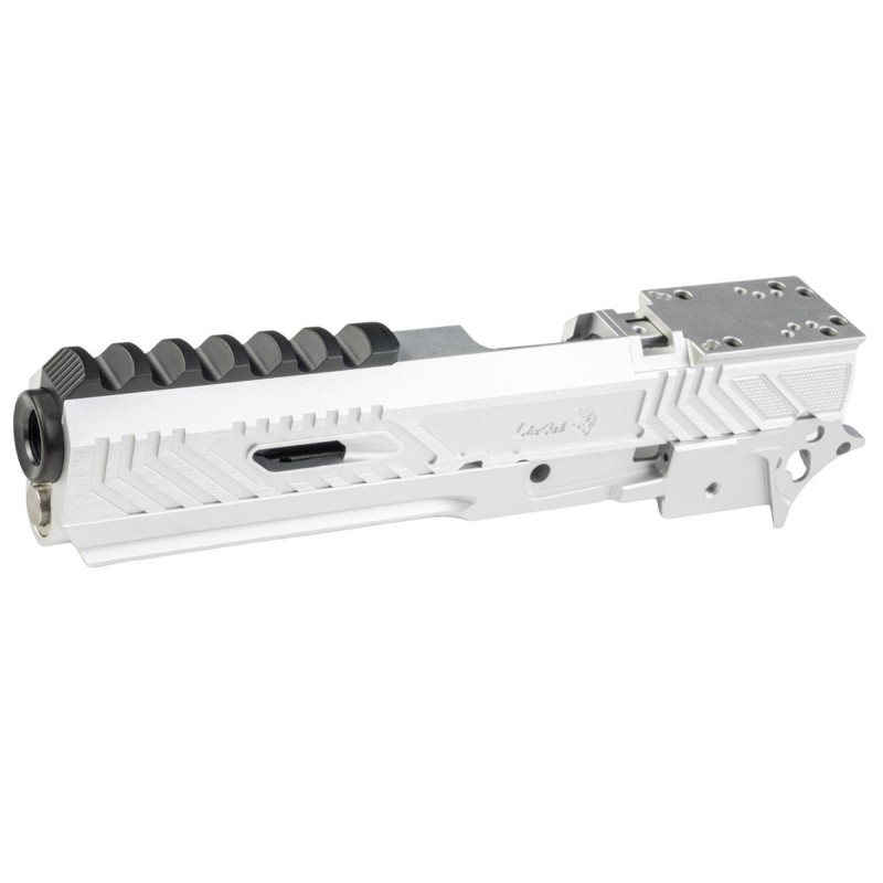 5KU Kit Limcat Wildcat Tracker Carry Optic Alu Silde Hi-Capa GBB Marui Silver/Black