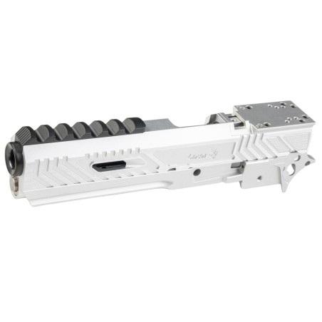 5KU Kit Limcat Wildcat Tracker Carry Optic Alu Slide Hi-Capa GBB Marui Silver/Black