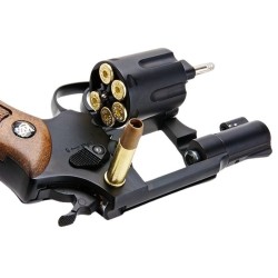 WinGun Revolver Sport 733 Co2 Brown Grip / Black 2" Métal 1.9J