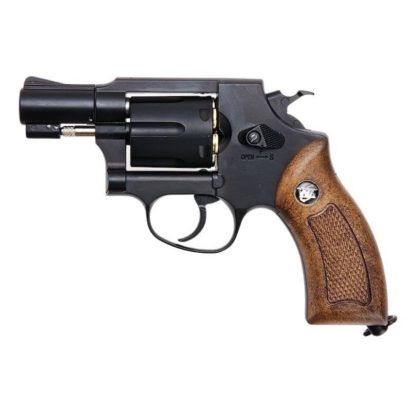 WinGun Revolver Sport 733 Co2 Brown Grip / Black 2" Métal 1.9J