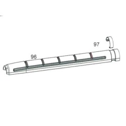 Cyma M14 Barrel Top Cover (Tan) for M14 Series (Reconditionné)