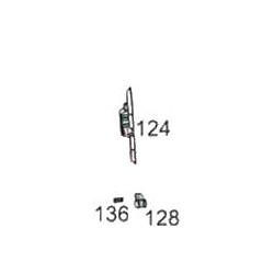 Cyma Trappe Part Stock M14 Métal Bk AEG Part:124/128/136 (Reconditionné)