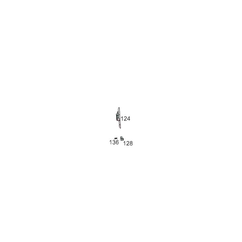Cyma Trappe Part Stock M14 Métal Bk AEG Part:124/128/136 (Reconditionné)
