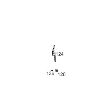 Cyma Trappe Part Stock M14 Métal Bk AEG Part:124/128/136 (Reconditionné)