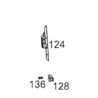 Cyma Trappe Part Stock M14 Métal Bk AEG Part:124/128/136 (Reconditionné)