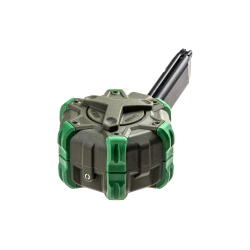WE Chargeur Drum Glock Gaz 350BBs OD/Vert