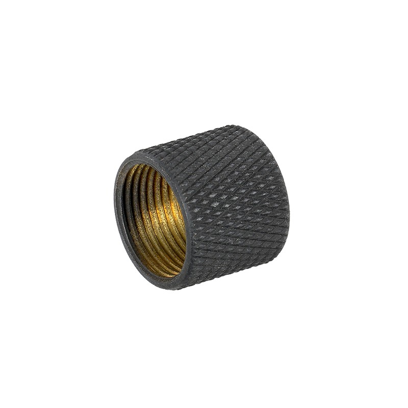 Cyma Cache Filetage Métal Noir 14mm-