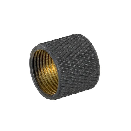 Cyma Cache Filetage Métal Noir 14mm-
