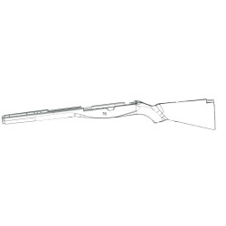 Cyma Crosse Vide Tan Origine ABS M14 AEG (Reconditionné)