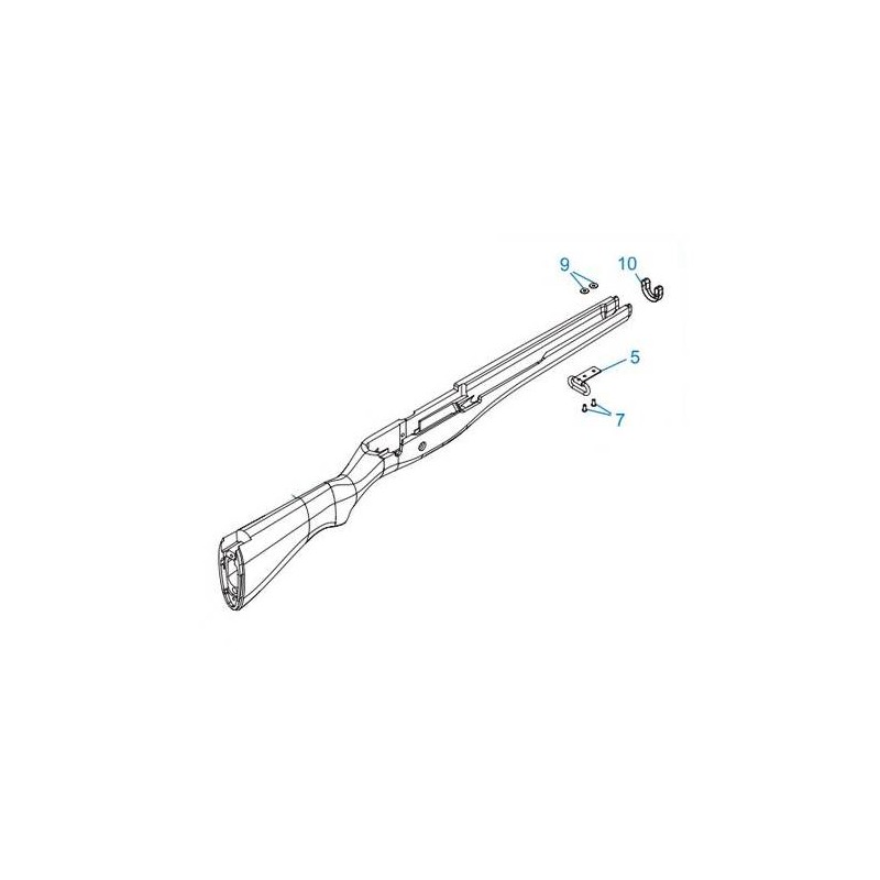 G&G Crosse Vide Imitation Bois Origine ABS GR14 AEG (Reconditionné)