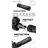 AceTech Silencieux 139x42mm Traceur Predator MKIII avec blaster MS Noir