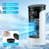 Ventilateur Rafraîchisseur D’air Portable USB Brumisateur Humidificateur Minuterie