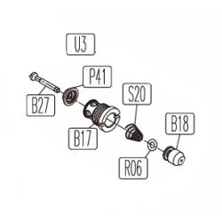 KWC Valve Co2 Percussion M&P40 - 24/7 G2 Part:U3