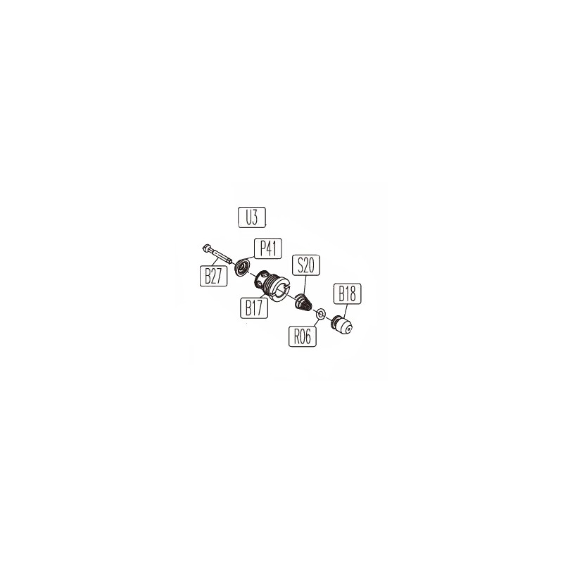 KWC Valve Co2 Percussion M&P40 - 24/7 G2 Part:U3
