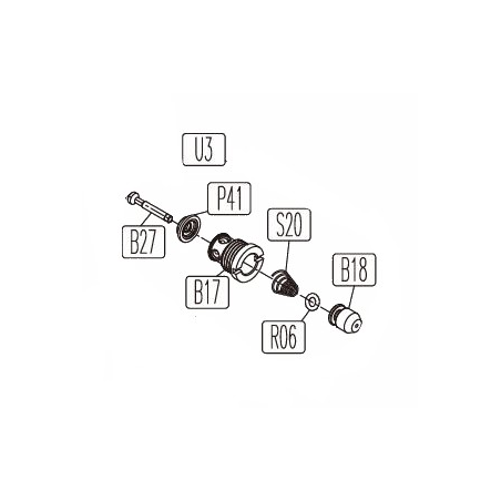 KWC Valve Co2 Percussion M&P40 - 24/7 G2 Part:U3