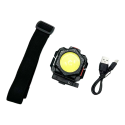 ACM Lampe frontale Led COB NVG Black