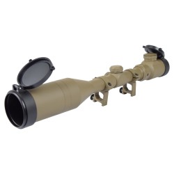 Snow Wolf Lunette 3-9X50mm E Tan Rét:Rouge