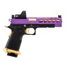 Lancer Tactical Hi-Capa 5.1 Stryk + RMR GBB Gaz Purple/Gold 28BBs 1J