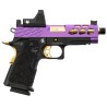 Lancer Tactical Hi-Capa 4.3 Stryk + RMR GBB Gaz Purple/Gold 28BBs 1J